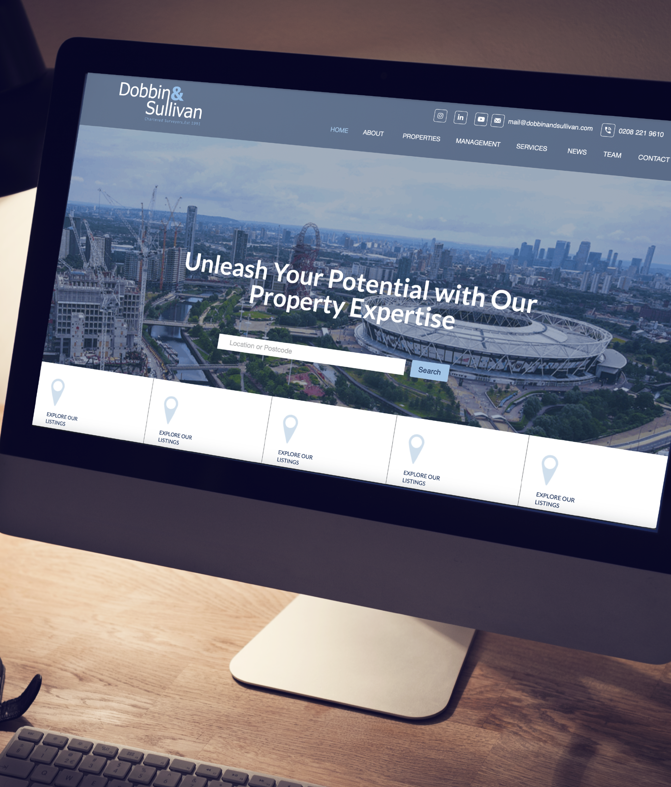 WEBSITE DESIGN + DEVELOPMENT
